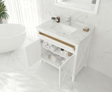 Wimbledon 36" White Bathroom Vanity Cabinet Laviva 313YG319-36W