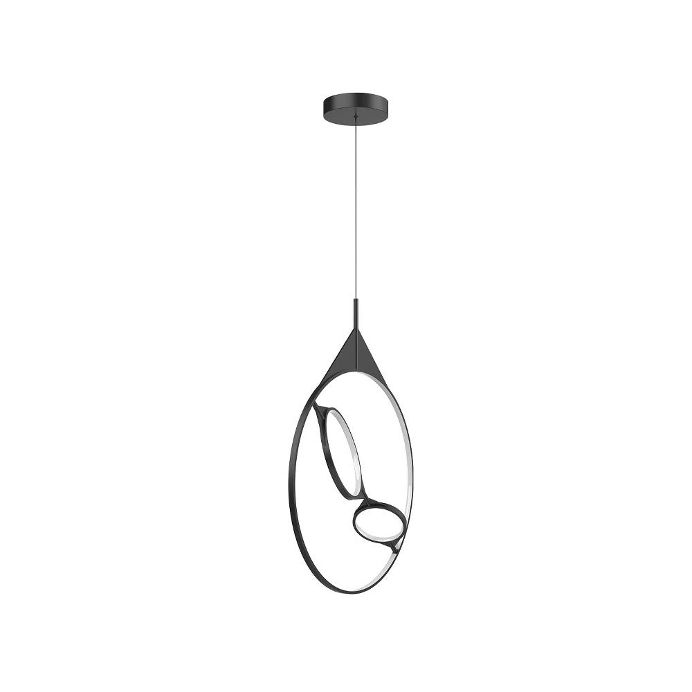Kuzco PD84324-BK SERIF 24" PENDANT BLACK 40W 120VAC WITH LED DRIVER 3000K 90CRI