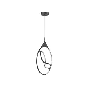 Kuzco PD84324-BK SERIF 24" PENDANT BLACK 40W 120VAC WITH LED DRIVER 3000K 90CRI