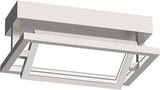 Kuzco SF16212-BN MONDRIAN 12" SEMI FLUSH BRUSHED NICKEL 31W 120VAC WITH LED DRIVER 3000K 90CRI