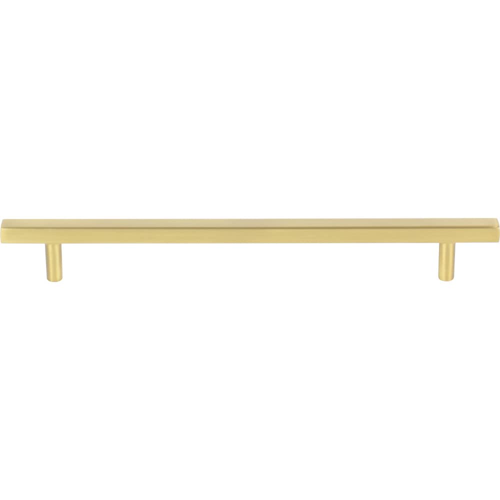 Jeffrey Alexander 845-192BG 192 mm Center-to-Center Brushed Gold Square Dominique Cabinet Bar Pull