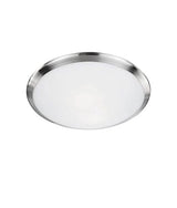 Kuzco 51561BN MALTA 12" FM Brushed Nickel 1 x 60W E26