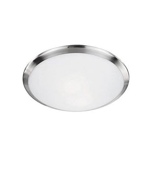 Kuzco 51561BN MALTA 12" FM Brushed Nickel 1 x 60W E26