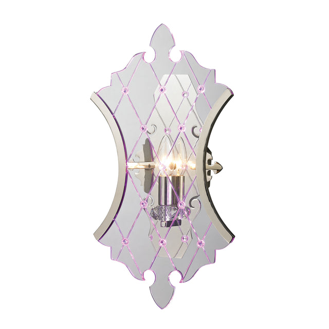 Elk 31410/1 Radelle Collection 1 light/LED sconce in Polished Nickel