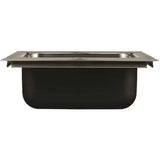 JUST MANUFACTURING US-ADA-1618-A 18 Gauge Stainless Steel 16 in. O.D. x 18 in. x 5.5 in. DCR Single Bowl ADA Compliant Undermount Sink