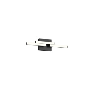 Kuzco VL52718-BK ANELLO MINOR 18" VANITY BLACK 14W 120VAC WITH LED DRIVER 3000K 90CRI