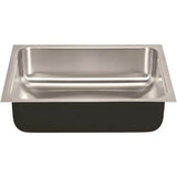 JUST MANUFACTURING US-ADA-1618-A 18 Gauge Stainless Steel 16 in. O.D. x 18 in. x 5.5 in. DCR Single Bowl ADA Compliant Undermount Sink