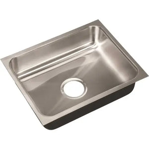 JUST MANUFACTURING US-ADA-1618-A 18 Gauge Stainless Steel 16 in. O.D. x 18 in. x 5.5 in. DCR Single Bowl ADA Compliant Undermount Sink