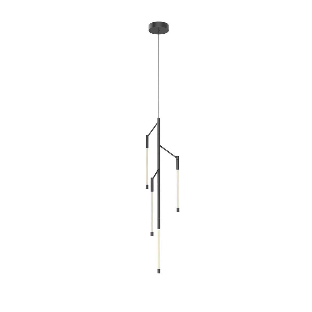 Kuzco PD74738-BK MOTIF 38" 3 HEAD PENDANT BLACK 16W 120VAC WITH LED DRIVER 2700K 90CRI