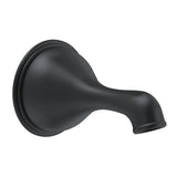 Gerber DA666573BS Satin Black Opulence 6" Wall Mount Tub Spout Without Diverter