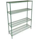 John Boos EPS-1848-G Wire Shelf, Green Epoxy, 48" Length x 18" Width