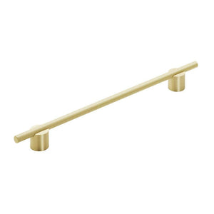 Amerock Cabinet Pull Matte Gold 10-1/16 inch (256 mm) Center to Center Transcendent 1 Pack Drawer Pull Drawer Handle Cabinet Hardware