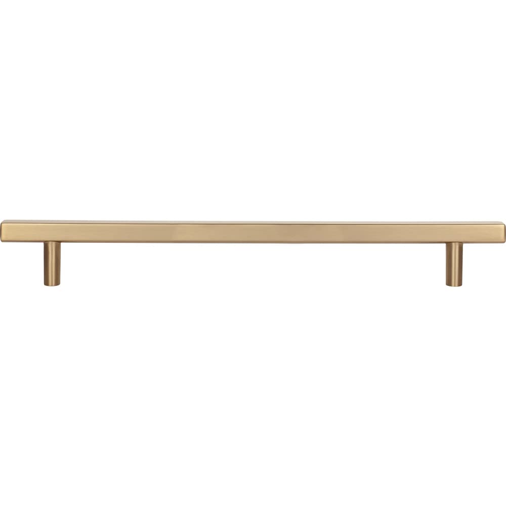 Jeffrey Alexander 845-12SBZ 12" Center-to-Center Satin Bronze Square Dominique Appliance Handle