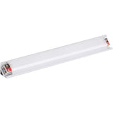 Task Lighting LV2P324V09-03W3 6-5/8" 99 Lumens 24-volt Standard Output Linear Fixture, Fits 9" Wall Cabinet, 3 Watts, Angled 003 Profile, Single-white, Soft White 3000K