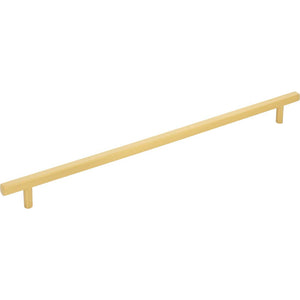 Jeffrey Alexander 845-305BG 305 mm Center-to-Center Brushed Gold Square Dominique Cabinet Bar Pull