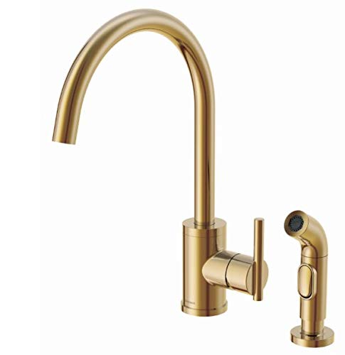 Gerber D401058BB Brushed Bronze Parma Single Handle Kitchen Faucet