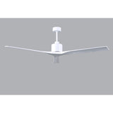 Matthews Fan NKXL-MWH-MWH-72 Nan XL 6-speed ceiling fan in Matte White finish with 72” solid matte white wood blades