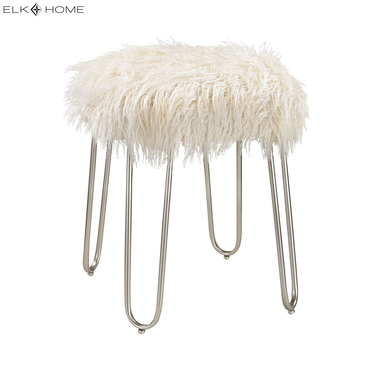 Elk 3169-018 Betty Vanity Stool - White