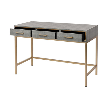 Elk 3169-101B Sands Point Desk - 3 Drawer Gray