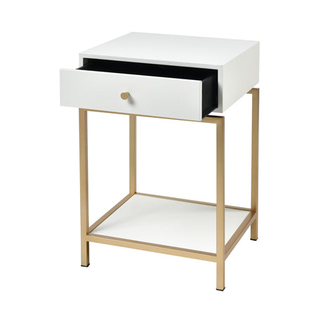 Elk 3169-143 Clancy Accent Table - White
