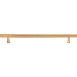 Jeffrey Alexander 845-12SBZ 12" Center-to-Center Satin Bronze Square Dominique Appliance Handle