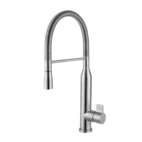 DAX Stainless Steel Single Handle Pull Down Kitchen Faucet, Brushed Stainless Steel DAX-S1095A