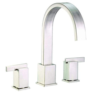 Gerber D302044BNT Brushed Nickel Sirius Three Piece Roman Tub Trim Kit