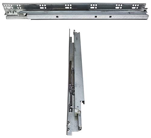 Hardware Resources USE58-100-12 12" Heavy Duty Soft-close 100 lb Full Extension Undermount Slides