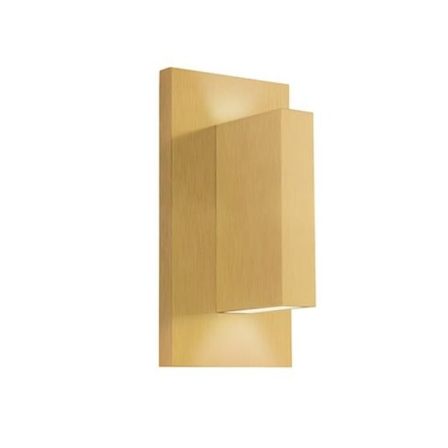 Kuzco WS22109-BG VISTA 9" WS Brushed Gold 120V ELV LED 3000K 90CRI 7W
