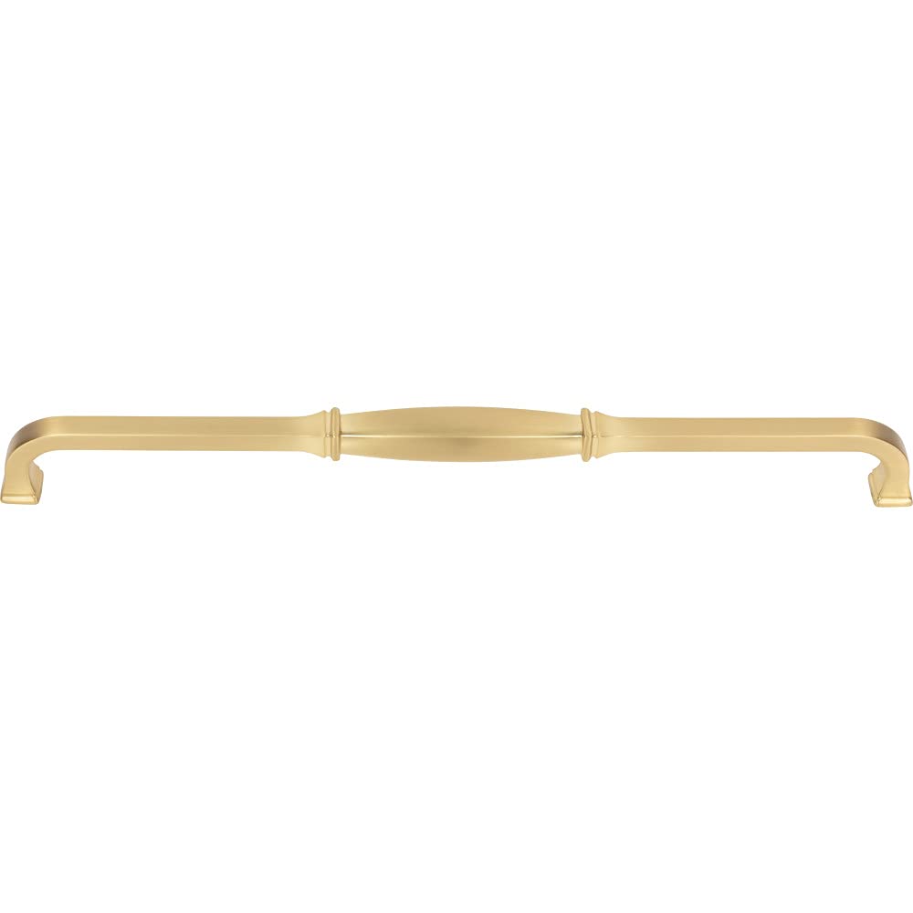 Jeffrey Alexander 278-305BG 305 mm Center-to-Center Brushed Gold Audrey Cabinet Pull
