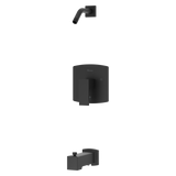 Pfirst Modern Tub/Shower Faucet in Matte Black
