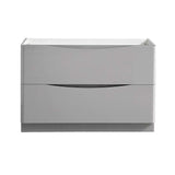 Fresca FCB9148WH-D Fresca Tuscany 48" Glossy White Free Standing Double Sink Modern Bathroom Cabinet