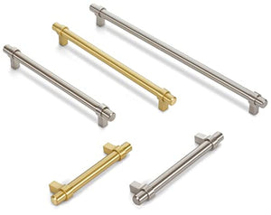 Jeffrey Alexander 5192SN 192 mm Center-to-Center Satin Nickel Key Grande Cabinet Bar Pull