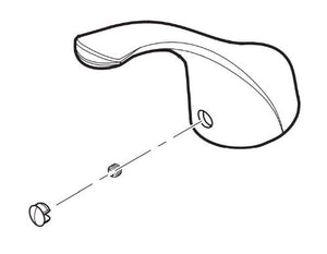 Pfister 940-802 Replacement Lever Handle, White 940-802W