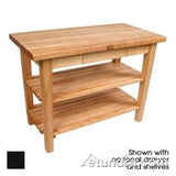 John Boos C4830-D-BK CCWT 48X30X1.75 W/DWR BLACK