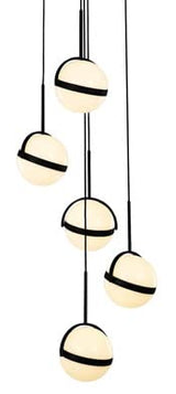 Alora MP301005MB GLOBO MULTI PENDANT LED MATTE BLACK