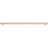 Jeffrey Alexander 845-305BG 305 mm Center-to-Center Brushed Gold Square Dominique Cabinet Bar Pull