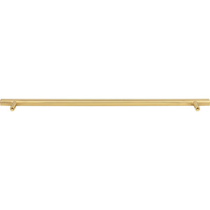 Jeffrey Alexander 845-305BG 305 mm Center-to-Center Brushed Gold Square Dominique Cabinet Bar Pull