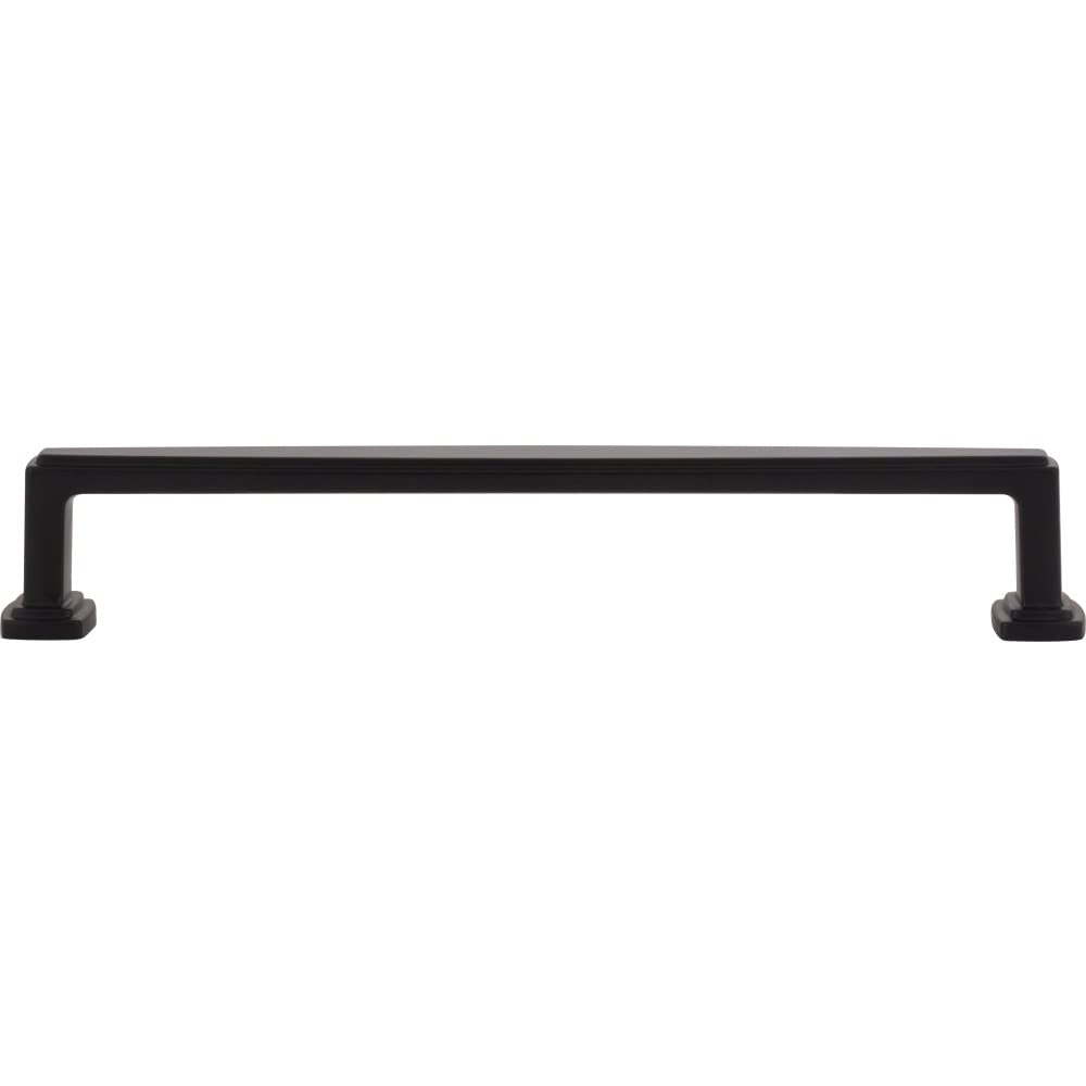 Jeffrey Alexander 171-160MB 160 mm Center-to-Center Matte Black Richard Cabinet Pull