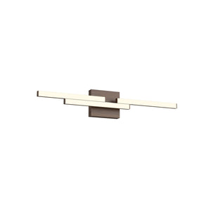 Kuzco VL52727-BN ANELLO MINOR 27" VANITY BRUSHED NICKEL 20W 120VAC WITH LED DRIVER 3000K 90CRI