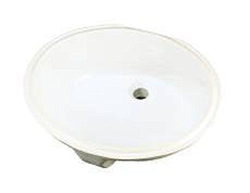 Gerber G001278009 Biscuit Luxoval Oval Standard Undercounter Bathroom Sink