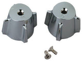 Pfister 940-051 WL2-3 Handle Sub Assembly with Screw and Hot and Cold Button Indexes, Polished Brass 940-051V