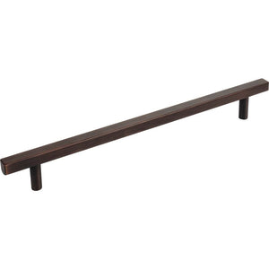 Jeffrey Alexander 845-12DBAC 12" Center-to-Center Brushed Oil Rubbed Bronze Square Dominique Appliance Handle