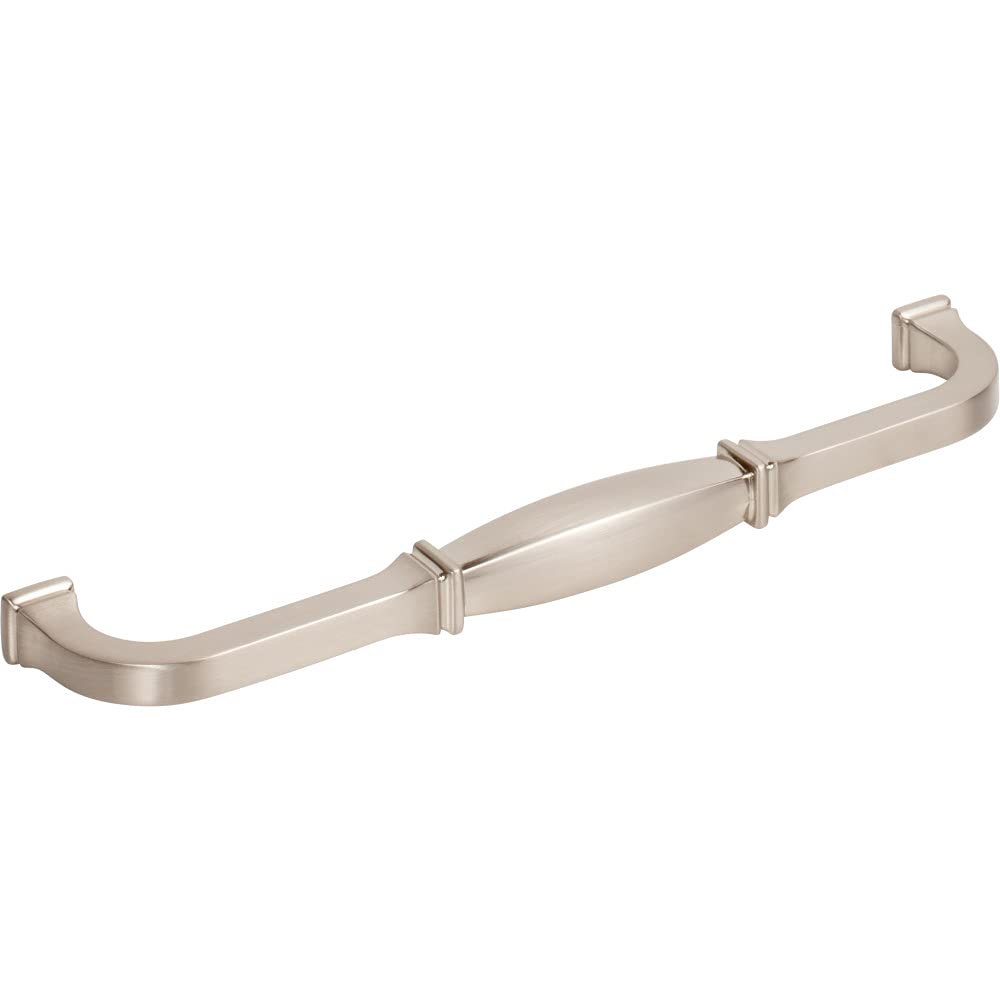 Jeffrey Alexander 278-192SN 192 mm Center-to-Center Satin Nickel Audrey Cabinet Pull