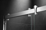 Essence 60'' * 76'' Framed Shower Door (Matte Black)