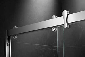 Essence 60'' * 76'' Framed Shower Door (Matte Black)