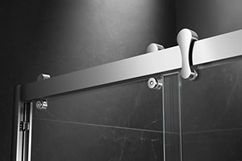 Essence 60'' * 76'' Framed Shower Door (Matte Black)