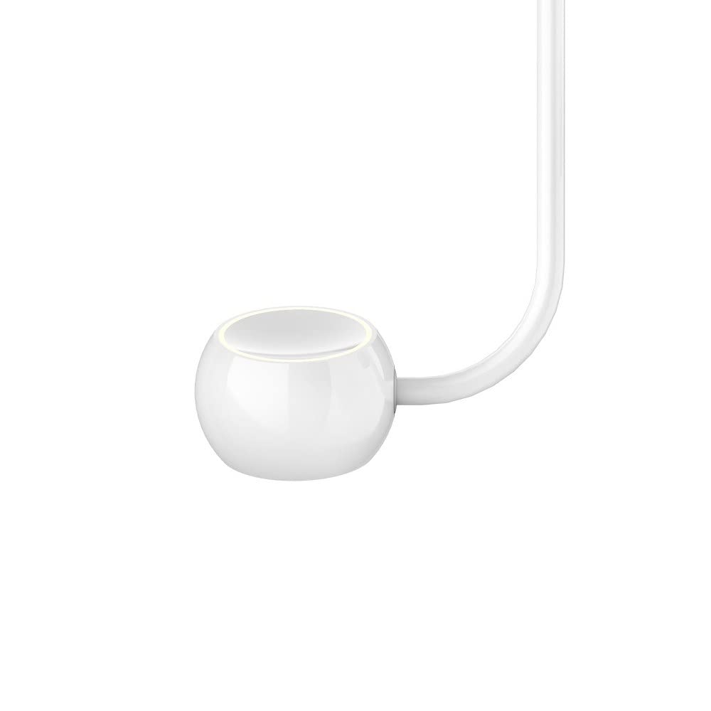 Kuzco PD46604-GWH FLUX 4" PD Gloss White 120V Touch dimmer LED 3000K 90CRI 10W