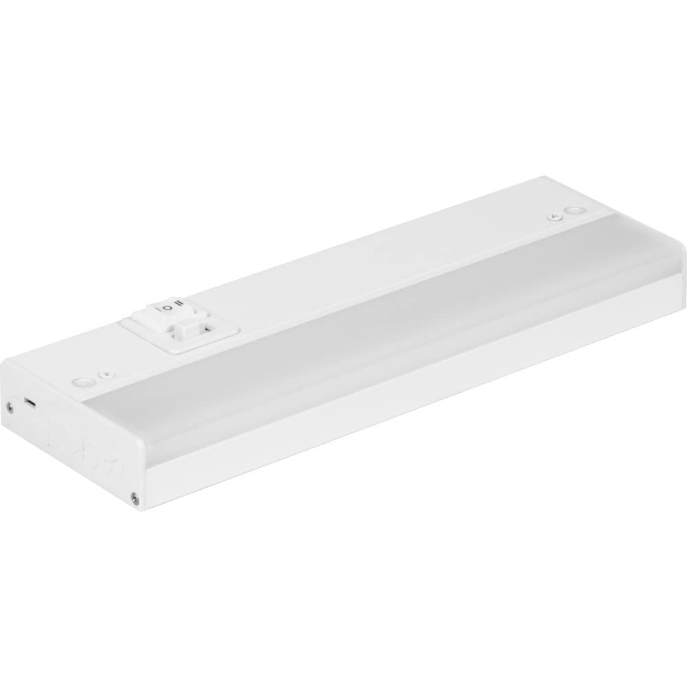 Task Lighting L-BL09-WT-TW 9-1/2" 120-Volt Bar Light, Dimmable and 3-Color Selectable, White