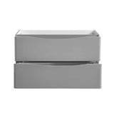 Fresca FCB9148WH-D Fresca Tuscany 48" Glossy White Free Standing Double Sink Modern Bathroom Cabinet